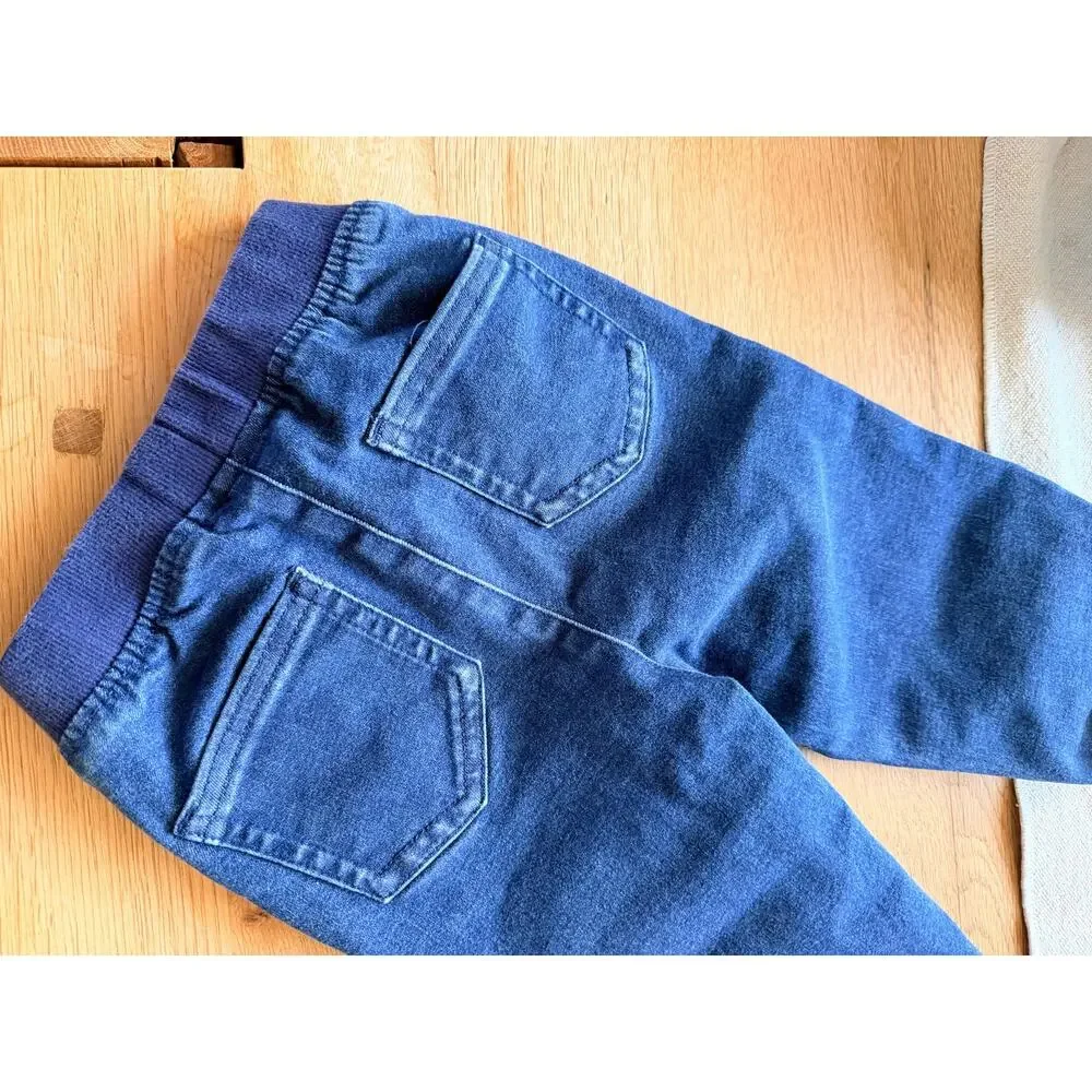 Hanna Andersson 2T Baby Stretch Denim Joggers